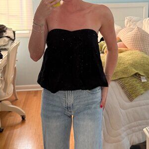 Free People Black Tube Top